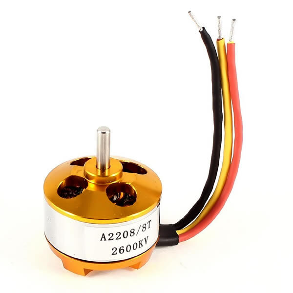موتور براشلس A2208/8T 2600KV - مدل ایران - مرکز تخصصی سرگرمی های رادیوکنترل