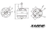 موتور براشلس XA2212 1400kv - مدل ایران - مرکز تخصصی سرگرمی های رادیوکنترل