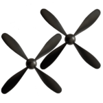 ملخ  چهار بلید 2*6.5 برند HY - Image 2