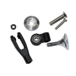 شیپوری سیاه فلزی کوچک بدون بلبرینگ (یک جفت) - مدل ایران - مرکز تخصصی رادیوکنترل