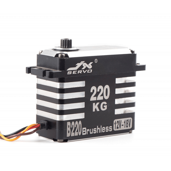 سروو موتور براشلس گشتاور بالا با ظرفیت 220 کیلوگرم B220 برند JX مدل ایران - مرکز تخصصی سرگرمی های رادیوکنترل